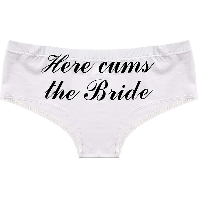 AWESOMETIVITY Bachelorette Gifts for Bride - Bridal Lingerie Underwear,  XS-XXL 