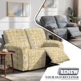 thumbnail image 3 of TSOVTHRID Daisy Floral Plaid Print Stretch Loveseat Recliner Covers 6-Piece Sofa Cover with Elastic Bottom Polyester Couch Furniture Protector for Pet, 3 of 7