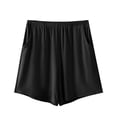 thumbnail image 2 of Ailaofu Womens Solid Color Lounge Shorts Elastic Waist Casual Sleep Shorts with Pockets Soft Comfy Shorts for Women, 2 of 5