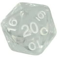 thumbnail image 4 of Role 4 Initiative Polyhedral Dice - Translucent Clear w/White, Arch'd4 (15) New, 4 of 7