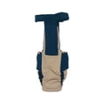 thumbnail image 3 of Barkertime Navy Blue on Brown Dog Diaper Overall, 3 of 7