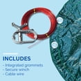 thumbnail image 3 of Swimline Hydrotools Supreme Guard Winter Cover for 15' x 27' Above Ground Pools, 3 of 7
