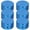 Blue, variant on MasteelfCA 1 Set Metal Guitar Effect Pedal Footswitch Topper Effect Foot Nail Caps Aluminum Pedal Protection Cap