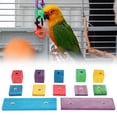 thumbnail image 2 of Juguete De Pájaro De Madera, Accesorio De Bricolaje, Juguete De Pájaro, Juguete De Loro, Mascotas De Madera Para Loros ANGGREK Otros, 2 of 8