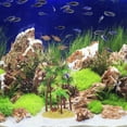 thumbnail image 2 of Shisuyan 1Pc Aquarium Coconut Tree Ornament Fish Tank Decoration Resin Coconut Tree Decor, 2 of 8