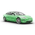 thumbnail image 6 of Rwraps Paisley Gallant Green Gloss Vinyl Film Wrap 59in x 30ft Vinyl Vehicle Car Film Sheet Roll, 6 of 9