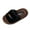 Black, variant on Beige Womens Non Slip Thick Sole Open Toe Slippers Platform Fur Lined Comfortable Casual Fall Winter Slide Sandals For Ladies