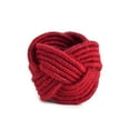 thumbnail image 5 of Fennco Styles Classic Braided Jute Burlap Napkin Rings - Set of 4, 5 of 6