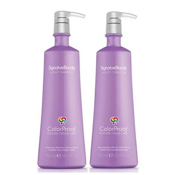Colorproof - ColorProof SignatureBlonde Violet Shampoo & Condition 25oz ...
