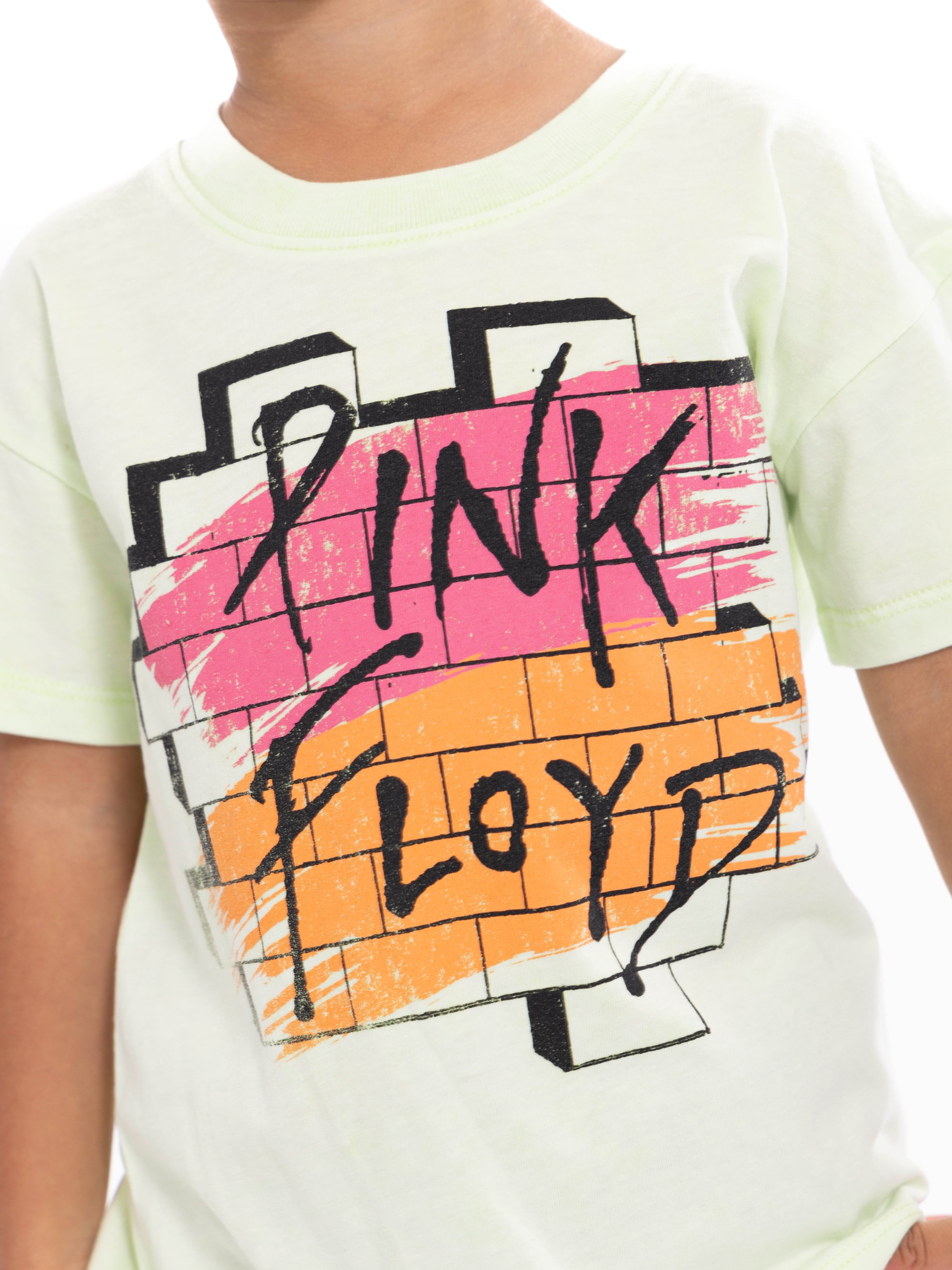 Pink Floyd Toddler Graphic Crewneck Tee with Short Sleeves, Sizes 12M-5T