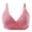 Watermelon Red, variant on Gymayou Wire-Free Full Figure Bra for Middle-Aged Elderly Women Thin Full Coverage Brassiere Gentle Lift Anti-Sagging Bra with Side Support Beige L