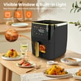 thumbnail image 5 of Bluebow Newest Air Fryer Large 8.5 QT, Black, 8 in 1 Touch Screen, Visible Window, 1750W, 5 of 8