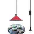thumbnail image 1 of FSLiving Hanging Grow Light for Indoor Plant Full Specturm, Plug in Plant Light with 4500K 10W Focusing Grow Spotlight Bulb, Small Grow Lamp for Indoor Seed Plant Flower Output (Red) - 1 Pack, 1 of 10