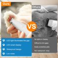 thumbnail image 3 of Cats  Trimmer with LED Light, Trimmer for Dogs Electric, Pets Hair Clippers for Cats Paws, Electric   Tool, Cordless, Low Noise Rechargeable   for Paws Eyes Ears  Rump, 3 of 6