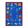 thumbnail image 2 of Kid Essentials - Early Childhood ABC Animals, 5'4" x 7'8", Blue, 2 of 2