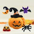 thumbnail image 5 of Halloween Pumpkin Playset Moon Rice Ball Spider Bat Soft For Home Kids, 5 of 5
