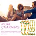thumbnail image 6 of 2 Sets Hawaiian Lei Sunglasses Band Hula Flower Leis Party Favor Pineapple Decorate Necklace Cloth Plastic M, 6 of 6