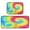 Tie-dyed Colorful Spiral Pattern, variant on 2-Piece Kitchen Rugs Set Non-Slip Mats Carpet Floor for Kitchen, Bathroom (19.7"x27.6" & 19.7"x47.2") Tie-dye Dandelions Pattern