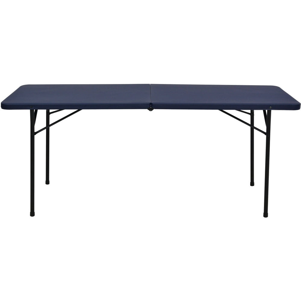 Mainstays 6' Fold-In-Half Tailgate Table, Multiple Colors - Walmart.com