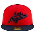 thumbnail image 2 of Men's New Era  Red LA Clippers Statement Edition Jersey Hook 59Fifty Fitted Hat, 2 of 4