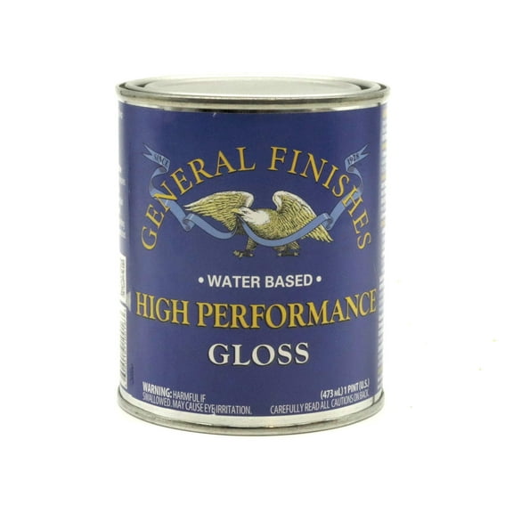 General Finishes High Performance Water Based Topcoat - 1 Pint - Gloss