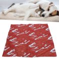 thumbnail image 4 of Housse de Lit pour Chat Confortable et Résistante à la Saleté, Protection pour Animal de Compagnie, Vague Rouge, 4 of 8