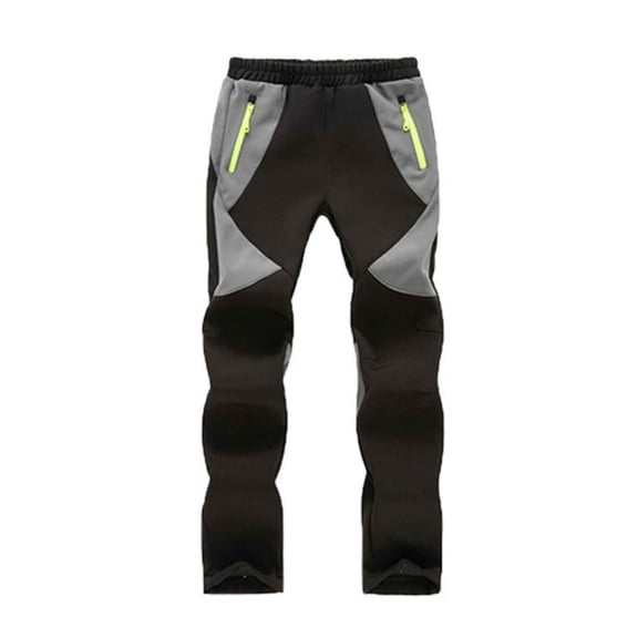 WRKEKC Boys Athletic Pants Fashion Outdoor Waterproof Breathable Long-Lasting Warm Fleece Lined Windbreaker Ski Pants for Kids 5-15 Years