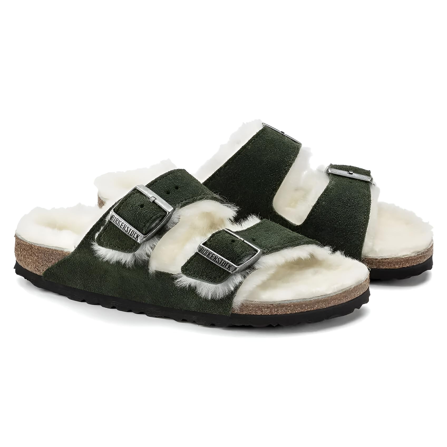 BIRKENSTOCK Arizona Shearling-Lined Suede Sandals - Cozy Comfort for Warm Winter Days - Multiple Color & Sizes