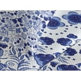 thumbnail image 4 of Ambesonne Flower Quilted Bedspread Set 3 Pcs, Oriental Boho, King Size, Blue, 4 of 5
