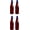 Burgundy, variant on Blank Neoprene Beer Bottle Coolie with Opener (Red, 1)