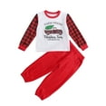 thumbnail image 2 of ITFABS Kids Cartoon Car Print O-Neck Long Sleeve Tops+ Solid Color Long Pants, 2 of 8