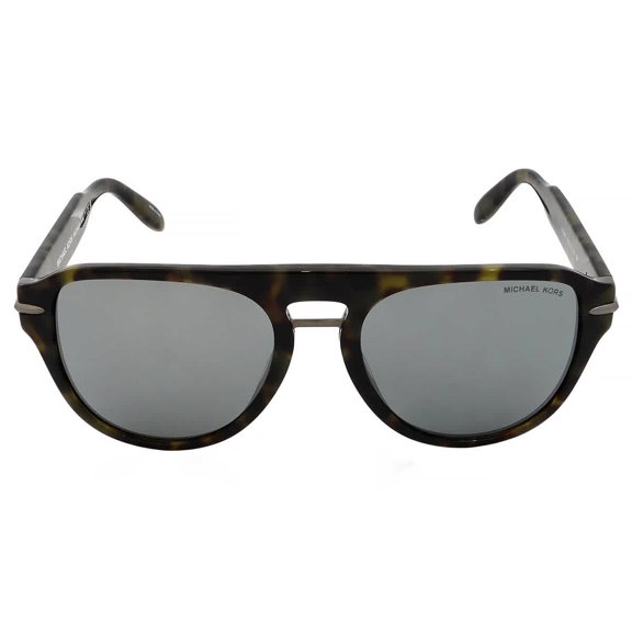 Michael Kors Burbank Gunmetal Mirrored Pilot Men's Sunglasses MK2166 37056G 56