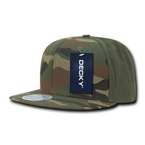 Camo Cotton Snapbacks, Wdl/Wdl/Olv