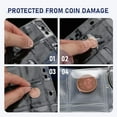 thumbnail image 4 of 25 Sheets Coin Collection Pocket Pages for Collectors, Coin Sleeves Holder Book, 9-Holes Coin Album Collecting Binder for Coin Stamp Currency Collection Coin Stamp Currency Collection, 4 of 7