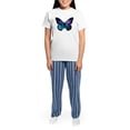 thumbnail image 4 of CafePress - Galactic Butterfly Pajamas - Women's Short Sleeve Print T-Shirt and Pants Light Cotton Pajama Set, 4 of 7