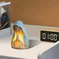 thumbnail image 4 of LED Praying Mother Mary Night Light - USB Rechargeable, Dimmable Warm White Soft Glow, Religious Decor for Home, Bedroom, Gift Idea (1 Count), 4 of 6