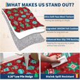 thumbnail image 6 of GlowSol Christmas Area Rugs 5'x7' Soft Washable Xmas Festive Decor Rug Non-Slip Low Pile Rugs for Dining Room Home Office, Red, 6 of 8