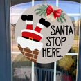 thumbnail image 3 of Cartel De Papá Noel Para La Puerta Cartel De Feliz Navidad Para La Puerta Principal Decoración Para El Porche De La Casa De Campo Decoración Navideña Para La Puerta De Bienvenida Decoración Navideña, 3 of 6