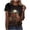 Multicolor, variant on Sheghy Womens Pure Cotton Halloween Graphic Crew Neck Short Sleeve Tee Multicolor 3X