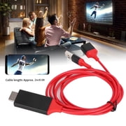 Senjay Cable For Cellphones,Mobile Phone To TV 1080P Universal HDTV For AV Adapter Cable For Cell Phone Tablet,Cable For Tablet