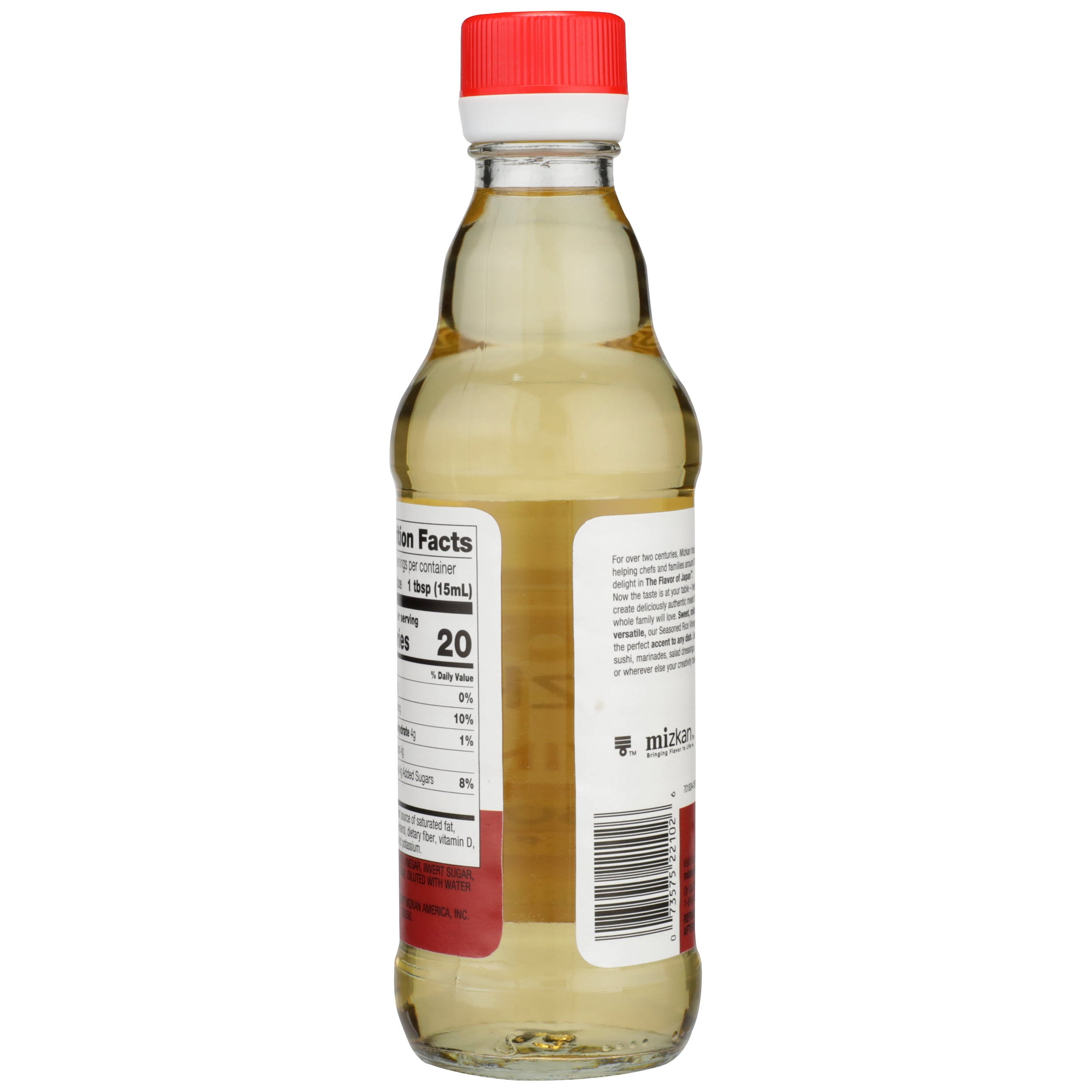 Pack of 6, Mizkan Mild & Sweet Rice Vinegar, 12 oz