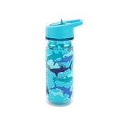 Your Zone 14-Ounce Tritan Double Wall Hydration Bottle with Straw Lid, Blue