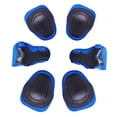 thumbnail image 3 of Conjunto de equipo de protección para deportes de ciclismo infantil, rodilleras y muñequeras para bicicleta de equilibrio de esquí, equipo de protección deportivo engrosado., 3 of 14