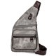 thumbnail image 5 of Bolso Antirrobo Pecho Impermeable PU Cuero Bandolera para Hombres Mujeres Azul, 5 of 9