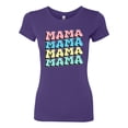 thumbnail image 2 of Wild Bobby Mama Mama Mama Women Slim Fit Junior Tee, 2 of 6