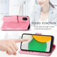 thumbnail image 6 of Wallet Case for Samsung Galaxy A03 Core (Not A03), 3D Butterfly Flower PU Leather with Credit Card Slots Holder Folio Phone Cover Case for Samsung Galaxy A03 Core Rhinestone Pink, 6 of 7