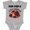 AC-Heather Grey, variant on Pop Pop's Little Ladybug Boys or Girls Baby Bodysuit