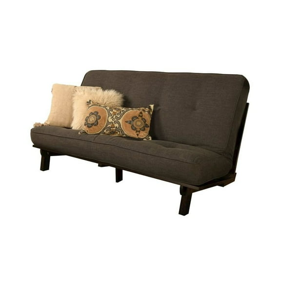 KODIAK Carson Frame-Java Finish-Linen Charcoal Mattress