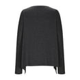 thumbnail image 7 of Women‘s Caridgan Sweaters Casual Draped Open Front Cropped Caridgans Long Sleeve Lightweight Knit Sweater, 7 of 7