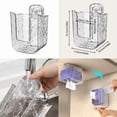 thumbnail image 4 of GleamNest Wall Mounted Toilet Wipes Holder Clear, 4 of 8